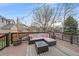 Outdoor deck space with comfortable furniture, perfect for relaxing and entertaining at 13472 Monroe St, Thornton, CO 80241
