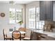 Charming kitchen nook with a round table and four chairs near windows at 2775 E Dartmouth Ave, Denver, CO 80210