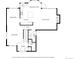 Detailed floor plan layout showcasing the home's kitchen, living, dining, and bedroom spaces at 17020 W 64Th Dr, Arvada, CO 80007