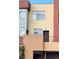 Close-up of the exterior showing modern design and a balcony off the main entrance at 500 30Th St # 5, Denver, CO 80205