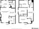 This floor plan shows the layout of a two-story home, including the kitchen, living room, bedrooms, and bathrooms at 2829 N Franklin St, Denver, CO 80205