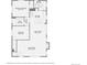 Detailed floor plan showcasing the layout of the home at 2836 Cherry St, Denver, CO 80207
