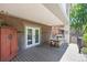 Inviting back deck area perfect for entertaining with dining table, chairs, and a convenient grilling area at 449 S Humboldt St, Denver, CO 80209