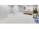 Basement bedroom with carpet floor, neutral paint, recessed lights and decorative mirror at 449 S Humboldt St, Denver, CO 80209