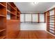 Large walk-in closet with custom wood shelving and storage at 624 E 18Th Ave # 3, Denver, CO 80203