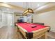 Basement game room featuring a pool table with custom lighting at 2601 S Kipling Ct, Lakewood, CO 80227