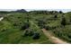 Lush green landscape with scattered trees and bushes, offering a tranquil and natural setting at 8821 S Perry Park Rd, Larkspur, CO 80118