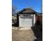 Exterior view of a detached garage at 2134 S Corona St, Denver, CO 80210