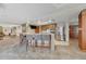 Modern kitchen with stainless steel appliances, a large island with seating, and contemporary pendant lighting at 1777 Larimer St # 2201, Denver, CO 80202