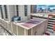 Rooftop recreation area featuring a basketball and tennis court and beautiful views of the city at 1777 Larimer St # 2201, Denver, CO 80202