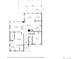 Home floorplan featuring an open kitchen, living room, primary bedroom, and a spacious patio at 2107 Ridge Plaza Dr, Castle Rock, CO 80108