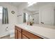 Bathroom featuring a spacious vanity with ample counter space and modern fixtures at 4358 S Nepal Ct, Centennial, CO 80015
