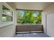 View from balcony features natural light and beautiful, mature landscaping surrounding the property at 8378 S Upham Way # B205, Littleton, CO 80128