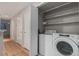 Laundry room with washer and dryer at 18577 E Whitaker Cir # C, Aurora, CO 80015