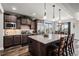 Eat-in kitchen with stainless steel appliances and granite countertops at 11898 Discovery Cir, Parker, CO 80138