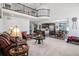 Open living area with a view of the kitchen and dining area at 11898 Discovery Cir, Parker, CO 80138