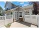Private backyard with a white lattice fence, offering an ideal outdoor retreat at 12502 E Harvard Cir, Aurora, CO 80014
