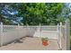 Outdoor patio with privacy fence at 12502 E Harvard Cir, Aurora, CO 80014