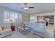 Cozy living area with comfortable seating and an open view into the kitchen at 16021 Williams Pl, Broomfield, CO 80023
