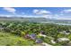 Aerial view of the home and neighborhood surrounded by lush greenery at 2605 Cactus Cir, Golden, CO 80401