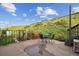 Outdoor patio with seating area, perfect for relaxing and enjoying the surrounding natural beauty at 2605 Cactus Cir, Golden, CO 80401
