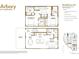 Detailed floor plan showing a 2-bed, 2.5-bath condo with a west-facing terrace and en suite bathrooms at 1601 Park Ave # 212, Denver, CO 80218