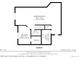 Basement floor plan featuring a recreation room, flex room, bathroom, laundry and storage at 15501 E 112Th Ave # 20C, Commerce City, CO 80022