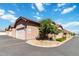 Exterior view of home, showing garage, building number, and landscaping at 15501 E 112Th Ave # 20C, Commerce City, CO 80022