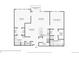 Detailed floor plan layout for condo with measurements at 13456 Via Varra # 211, Broomfield, CO 80020