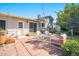 Backyard patio with a hot tub, chairs and a sofa with string lights at 6248 W 75Th, Arvada, CO 80003