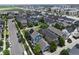 Overhead shot capturing the street, homes, and mature trees, showcasing an attractive community at 5434 N Xenia St, Denver, CO 80238