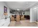 Finished basement area features a stylish bar and seating, perfect for entertaining guests and relaxing at 803 W Lucerne Dr, Lafayette, CO 80026