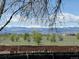 Stunning mountain views beyond the backyard fence, offering a serene backdrop for outdoor living and enjoyment at 803 W Lucerne Dr, Lafayette, CO 80026