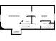 Lower level floorplan showing a bedroom, bath, recreation room, and laundry at 1090 Quail Cir, Brighton, CO 80601