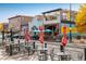 Charming street view with outdoor patios, restaurants and shops, creating a vibrant neighborhood atmosphere at 247 Regal St, Louisville, CO 80027