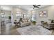 Spacious living room with modern furnishings and plenty of natural light at 16277 Talons Bluff Ln, Monument, CO 80132