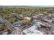 Aerial view of a city featuring a mix of commercial and residential buildings at 869 Bluestem Ln, Louisville, CO 80027