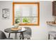 Dining area with a view of the greenery outside at 1245 Ceres Dr, Lafayette, CO 80026