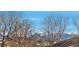 Breathtaking mountain views fill the horizon, framed by the beauty of bare winter trees in this scenic home at 1245 Ceres Dr, Lafayette, CO 80026