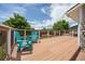 Relaxing wooden deck with inviting seating area, perfect for outdoor enjoyment at 1245 Ceres Dr, Lafayette, CO 80026
