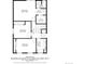 Intricate floor plan displaying bedroom and bathroom dimensions with hall and walk-in closet at 5115 Bristol St, Arvada, CO 80002