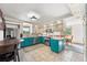 Bright kitchen with modern appliances, dual-tone cabinetry, and scenic outdoor views at 5115 Bristol St, Arvada, CO 80002