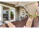 Outdoor porch featuring a seating area perfect for enjoying the outdoors at 5115 Bristol St, Arvada, CO 80002