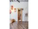 A classic phone booth with dark wood trim provides a unique accent at 1863 Wazee St # 6B, Denver, CO 80202