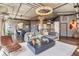 Open-concept living room with modern decor, open floor plan, and connected kitchen and dining areas at 1863 Wazee St # 6B, Denver, CO 80202