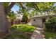 Charming home exterior featuring a walkway, lush greenery, and mature trees at 4567 Grove St, Denver, CO 80211