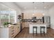 Modern kitchen with stainless steel appliances and breakfast bar at 919 Russell St, Golden, CO 80401