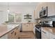 Modern kitchen with stainless steel appliances at 919 Russell St, Golden, CO 80401