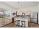 Bright and spacious kitchen featuring a large island and modern fixtures at 919 Russell St, Golden, CO 80401