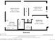 Main level floor plan showcasing a kitchen, living room, dining room, and bedroom at 8478 Prairie Clover Way, Parker, CO 80134